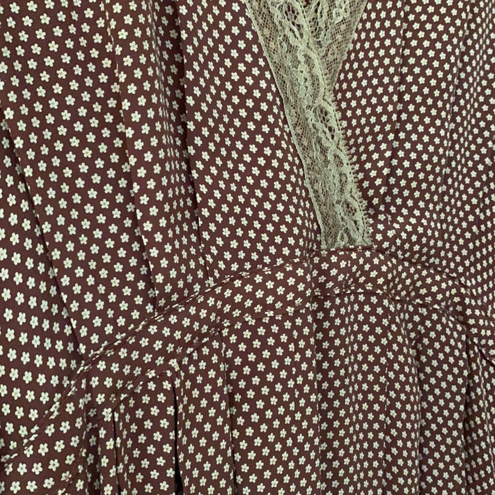 Lisa D soft 100% silk peasant dress - Picture 16 of 16
